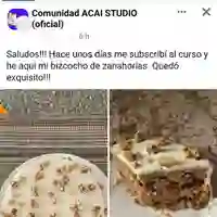 Comentario 1 Curso Postres para Diabéticos