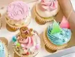 Cupcakes decorados-fondant-crema-cumpleaños-san valentin-aniversario-pasteles
