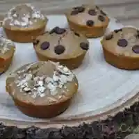 Muffins de avena y plátano-receta muffins veganos-harina integral-muffins saludables-cup cakes