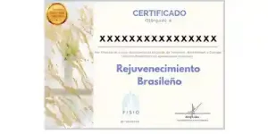 Certificado Curso Rejuvenecimiento Brasileño - Rejuvenecimiento Brasileño Autoaplicable- Hotmart - 2022