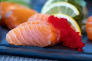 salmón-pez-sushi-receta-rosado-comida-ensalada-salsa-mar