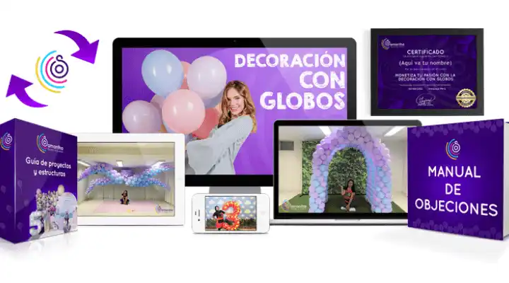 curso Monetiza tu Pasión con Decoración de Globos-Yessica Oviedo-eventos-fiestas-diseño