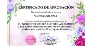 curso el negocio rentable de las flores-florales-arreglos florales-floristería-jardinería-plantas-flores artificiales-vanessa salazar