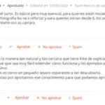 testimonios-comentarios-curso Iniciación a la fotografía-kike arnaiz 1