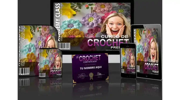 Crochet Premium-curso crochet-tejer crochet-crocheters-crocheteras-hotmart-opiniones-ana maría