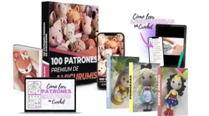 Ebook 100 Patrones Premium de Amigurumis-brenda villamizar-tejer a crochet-curso online-hotmart-crochet amigurumi-amigurumi crochet