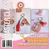 Curso Accesorios en Resina como Negocio en Casa-vale la pena-funciona-Silvia Ríos-resina epoxi-resinas epóxicas-joyerías-diseño de joyerías-master class-hotmart-seminarios online