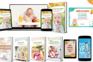 Ebook +100 Recetas para Bebés-Tania Beatriz-descargar-hotmart-alimentación saludable-nutrición-purés-frutas-recetas BLW-método BLW-Baby Led Weaning