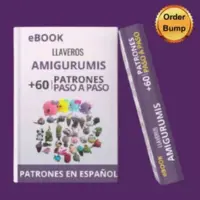 Ebook +60 Llaveros Patrones de Llaveros Amigurumis-libro digital-libros de patrones de amigurumis-llaveros tejidos-llaveros adorables-hotmart-descargar-libro digital