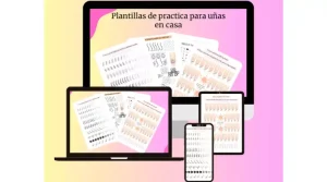 Ebook Plantillas de Práctica para Uñas 2.0-Érica-plantilla profesional de práctica para uñas-plantillas para hacer perlas de acrílico