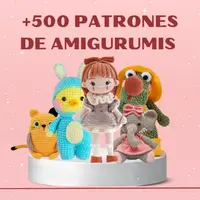 descargar-E-Book +500 Patrones de Amigurumis-crochet amigurumi-hotmart-tejido amigurumi-crochet-patrón de amigurumi-croché