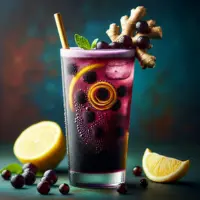 coctel de uvas-Uva y Jengibre Twist