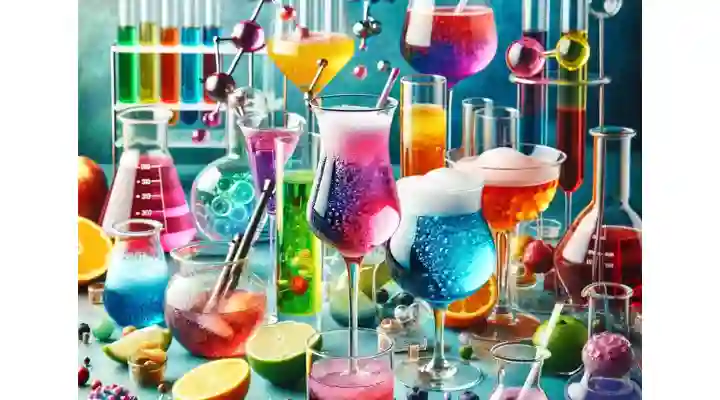 cocteles moleculares-coctelería y mixología-sin alcohol-bebidas refrescantes-bartender