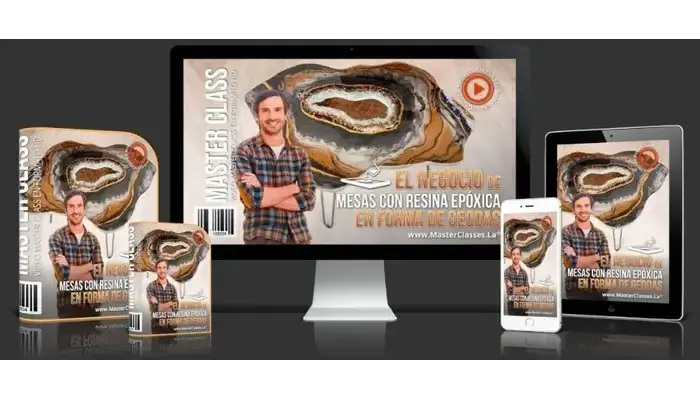 El Negocio de Mesas con Resina Epóxica-cursos online-seminarios online-cursos de resina epoxi-hotmart-Edwin Martínez Surata